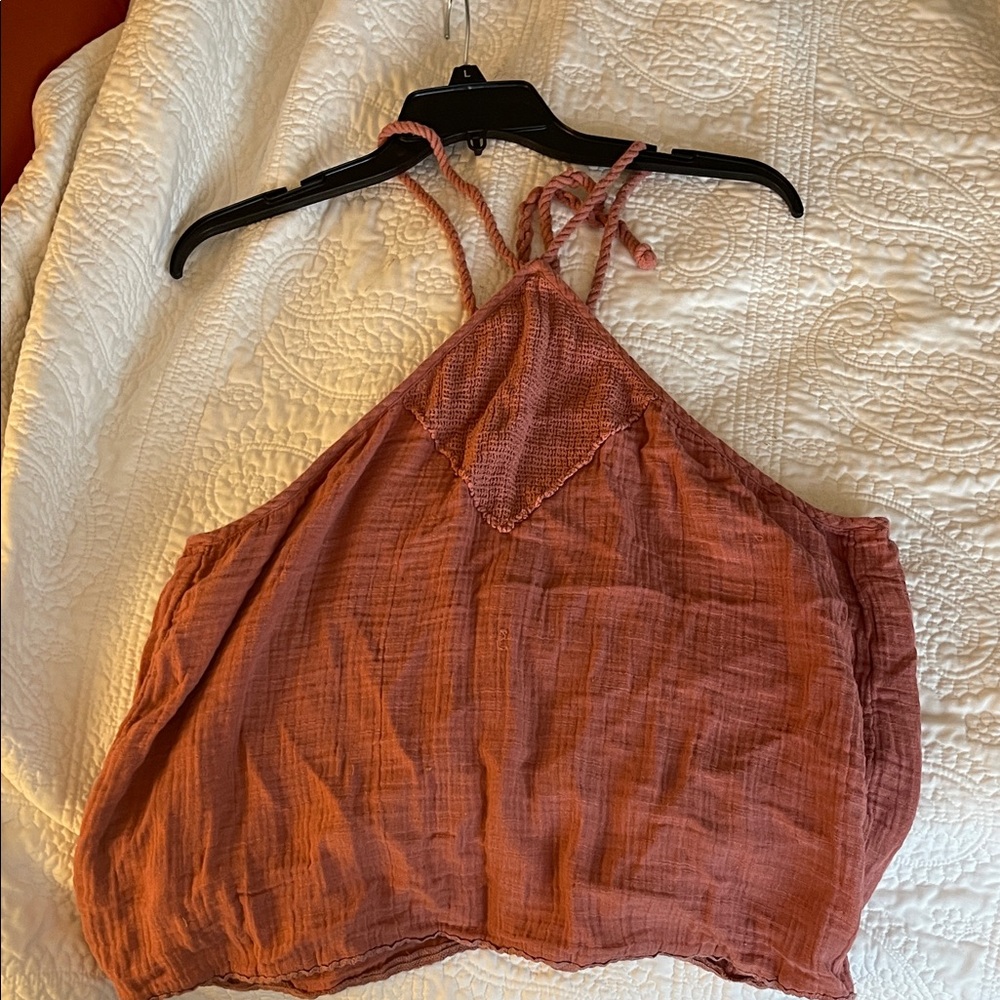 Aerie Terracotta Strappy Tank Top